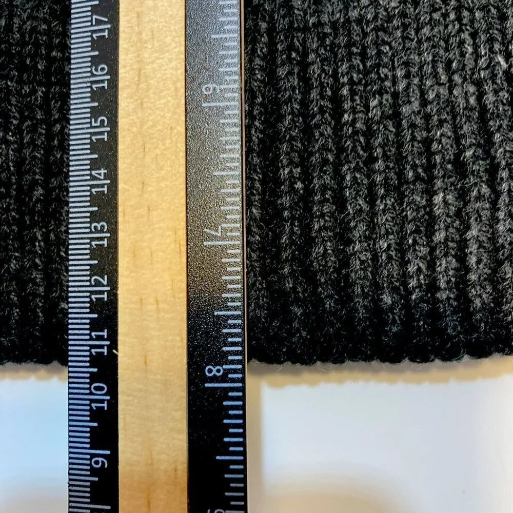 Frye & Co. NWT Cable Knit Beanie w/Cuff  Black Hat‎ Cap-OSFM-MSRP-$28